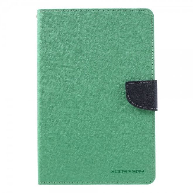 Goospery - Samsung Galaxy Tab A 8.0 (T350) Hülle - Tablet Bookcover - Fancy Diary Series - mint/navy