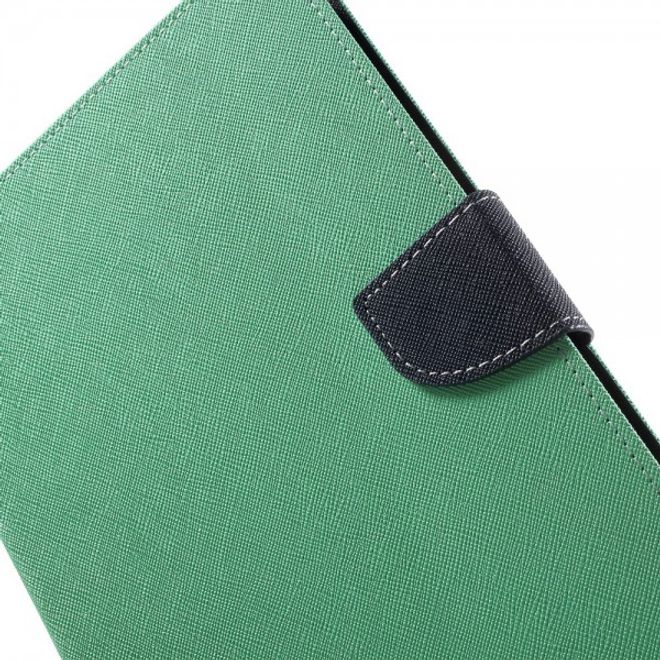 Goospery - Samsung Galaxy Tab A 8.0 (T350) Hülle - Tablet Bookcover - Fancy Diary Series - mint/navy