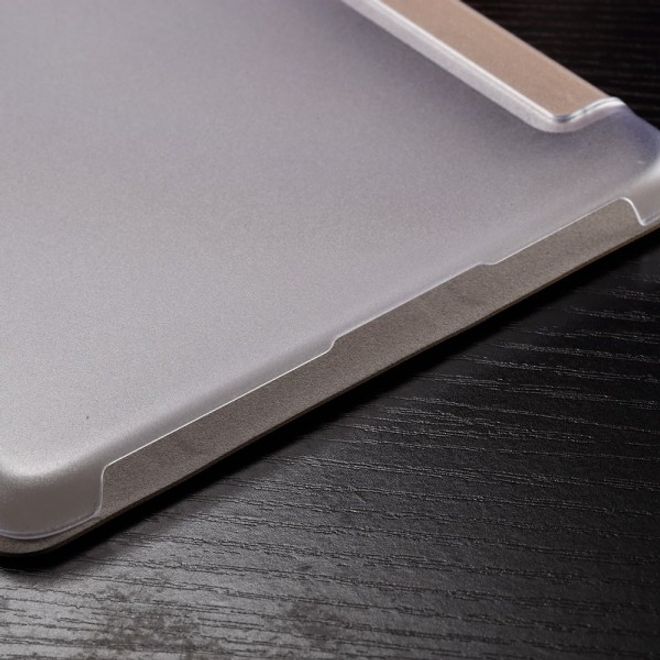 Samsung Galaxy Tab A 8.0 (T350) Faltbares Leder Case mit Textur - gold