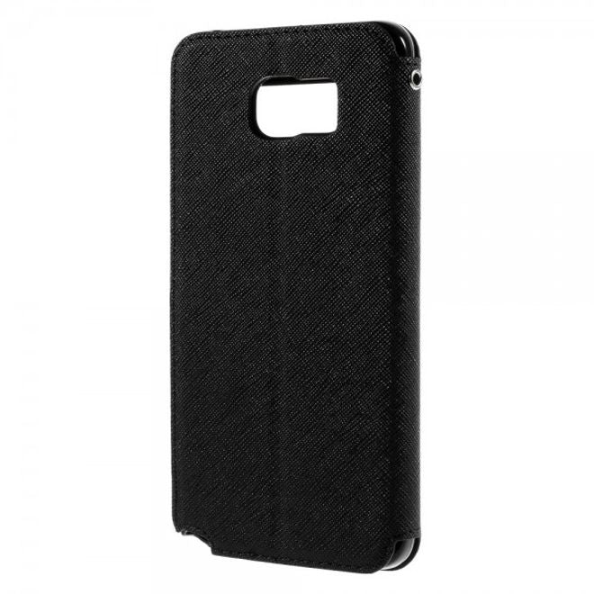 Samsung Galaxy Note 5 Roar Korea Leder Case mit Standfunktion - schwarz
