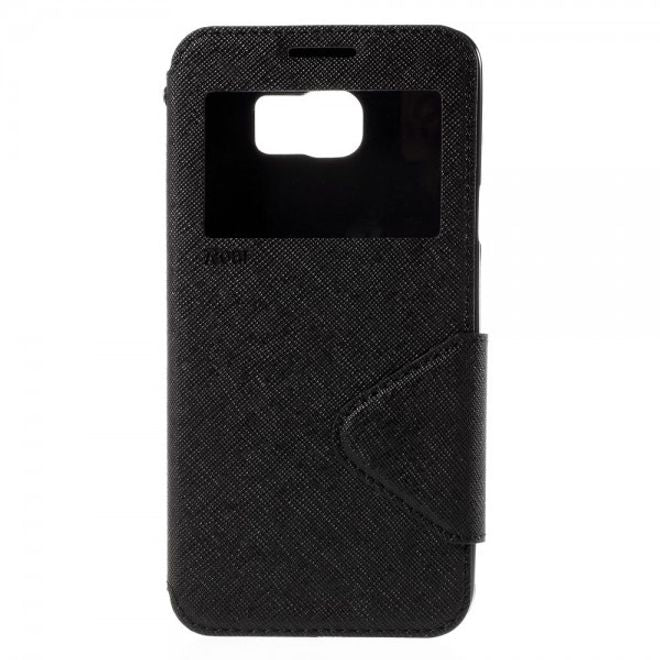 Samsung Galaxy Note 5 Roar Korea Leder Case mit Standfunktion - schwarz