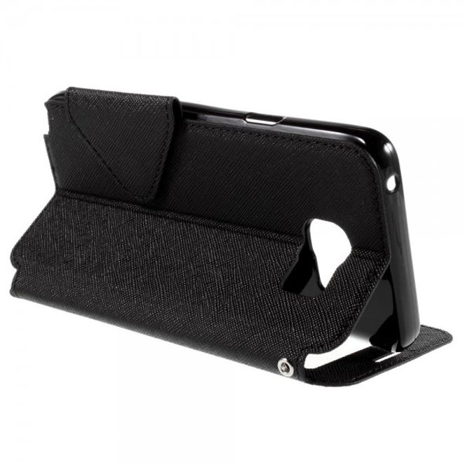 Samsung Galaxy Note 5 Roar Korea Leder Case mit Standfunktion - schwarz