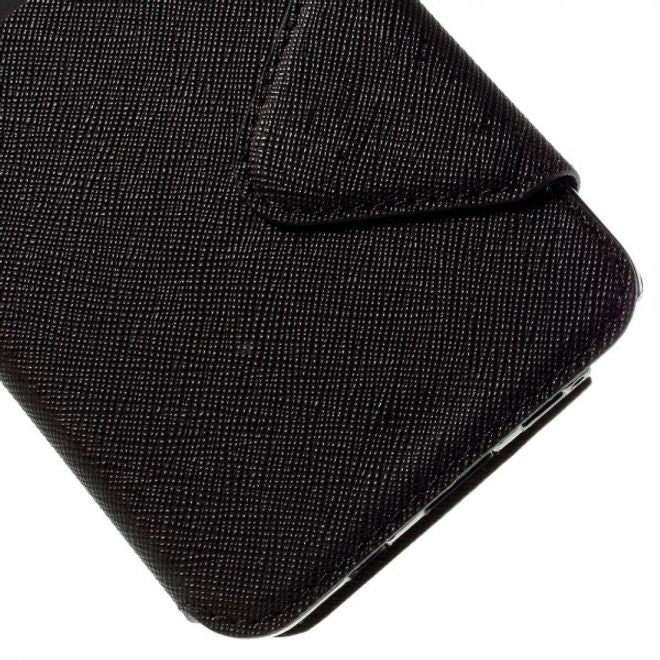 Samsung Galaxy Note 5 Roar Korea Leder Case mit Standfunktion - schwarz