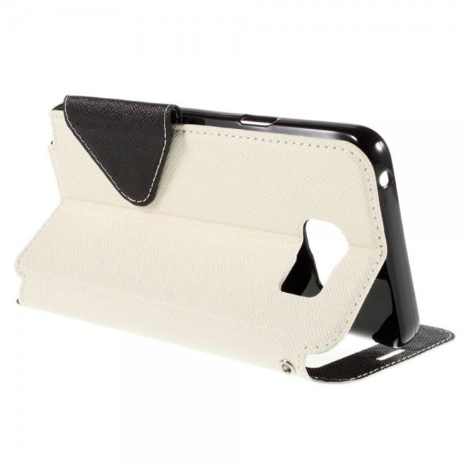Samsung Galaxy Note 5 Roar Korea Leder Case mit Standfunktion - weiss