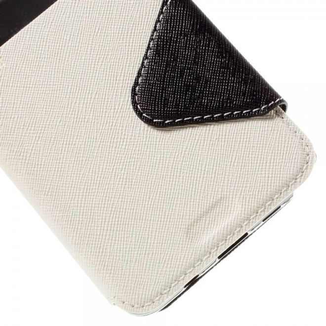 Samsung Galaxy Note 5 Roar Korea Leder Case mit Standfunktion - weiss