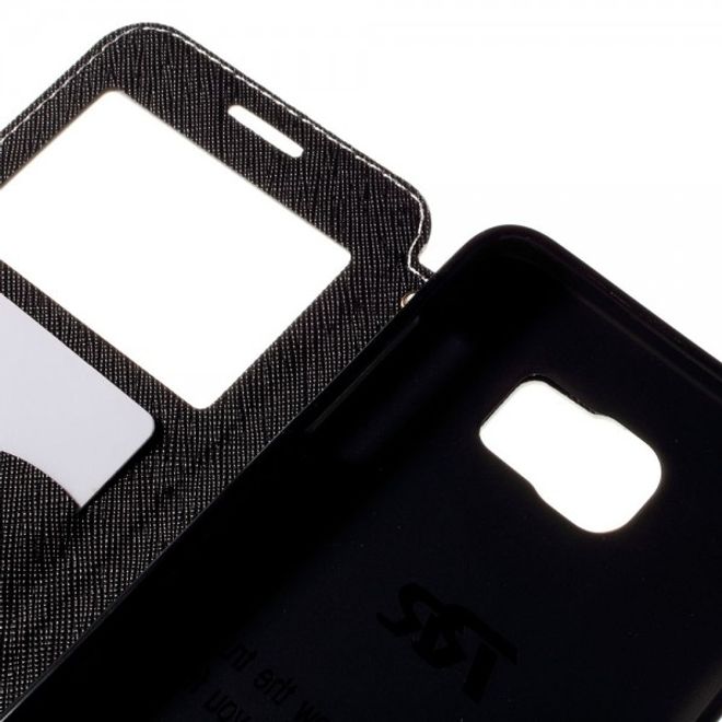 Samsung Galaxy Note 5 Roar Korea Leder Case mit Standfunktion - weiss