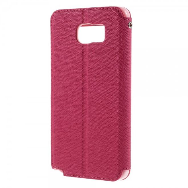 Samsung Galaxy Note 5 Roar Korea Leder Case mit Standfunktion - rosa
