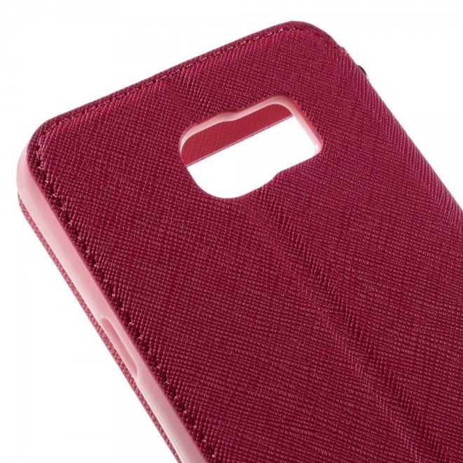 Samsung Galaxy Note 5 Roar Korea Leder Case mit Standfunktion - rosa