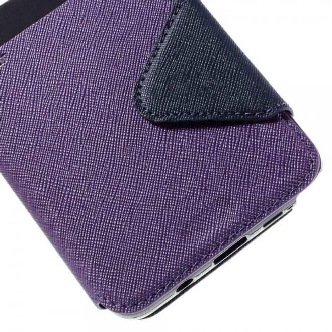 Samsung Galaxy Note 5 Roar Korea Leder Case mit Standfunktion - purpur
