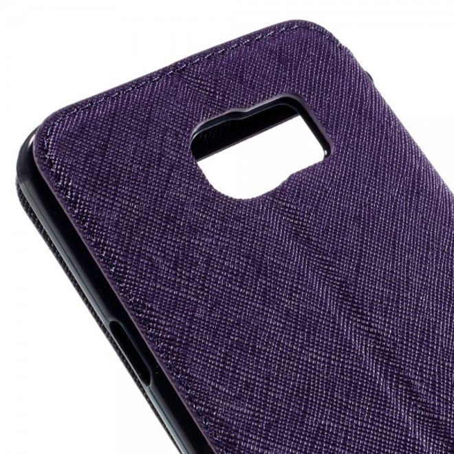 Samsung Galaxy Note 5 Roar Korea Leder Case mit Standfunktion - purpur