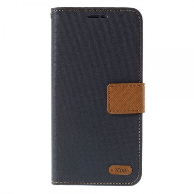 Samsung Galaxy Note 5 Roar Korea Leder Case mit Köpermuster - schwarz