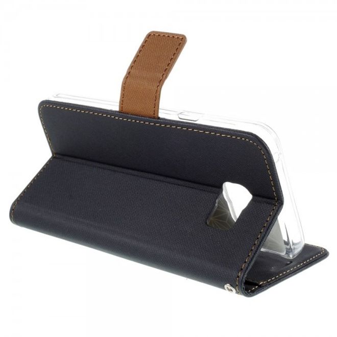 Samsung Galaxy Note 5 Roar Korea Leder Case mit Köpermuster - schwarz