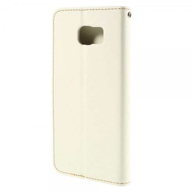 Samsung Galaxy Note 5 Roar Korea Leder Case mit Köpermuster - weiss