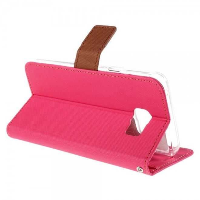 Samsung Galaxy Note 5 Roar Korea Leder Case mit Köpermuster - rosa
