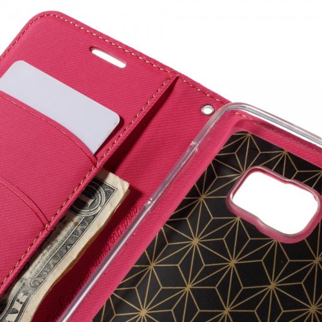 Samsung Galaxy Note 5 Roar Korea Leder Case mit Köpermuster - rosa
