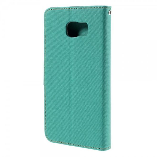 Samsung Galaxy Note 5 Roar Korea Leder Case mit Köpermuster - blau