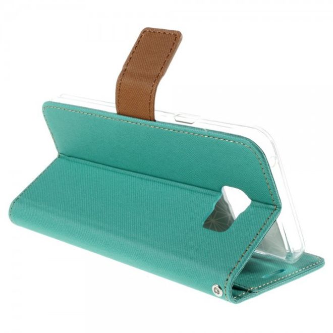 Samsung Galaxy Note 5 Roar Korea Leder Case mit Köpermuster - blau