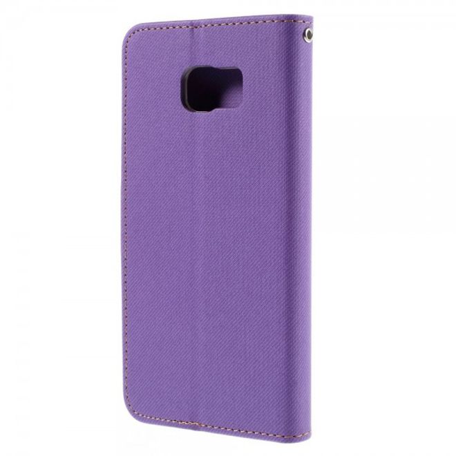 Samsung Galaxy Note 5 Roar Korea Leder Case mit Köpermuster - purpur