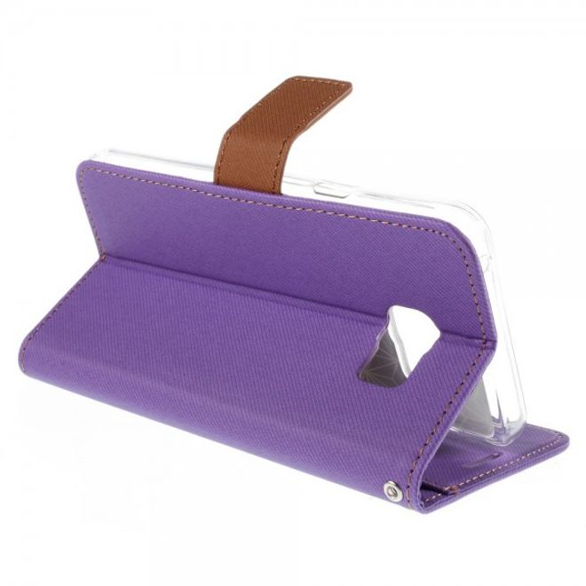Samsung Galaxy Note 5 Roar Korea Leder Case mit Köpermuster - purpur