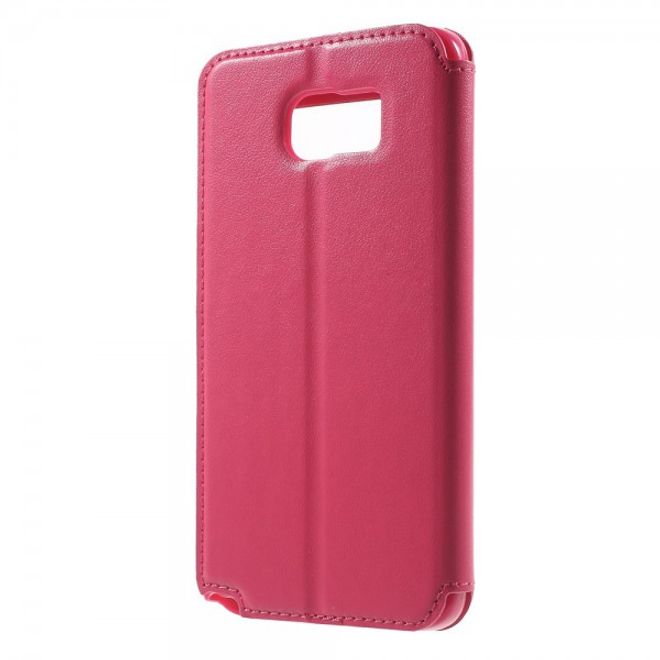 Samsung Galaxy Note 5 Roar Korea Leder Case mit kleinem Fenster - rosa