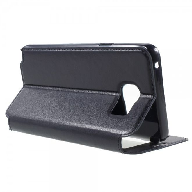 Samsung Galaxy Note 5 Roar Korea Leder Case mit kleinem Fenster - dunkelblau
