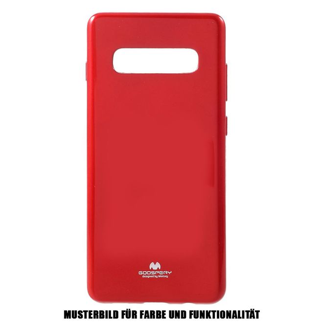 Samsung Galaxy Note 5 Goospery Elastisches, leicht glänzendes Plastik Case - rot