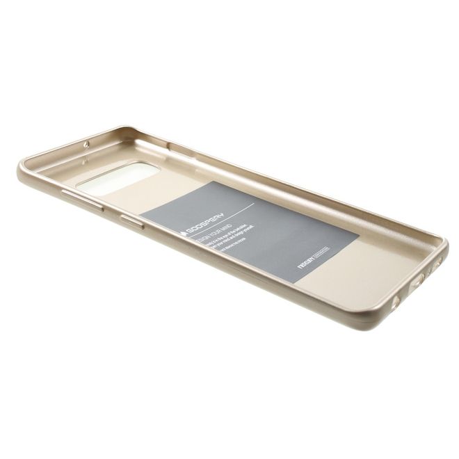 Samsung Galaxy Note 5 Goospery Elastisches, leicht glänzendes Plastik Case - champagnerfarben
