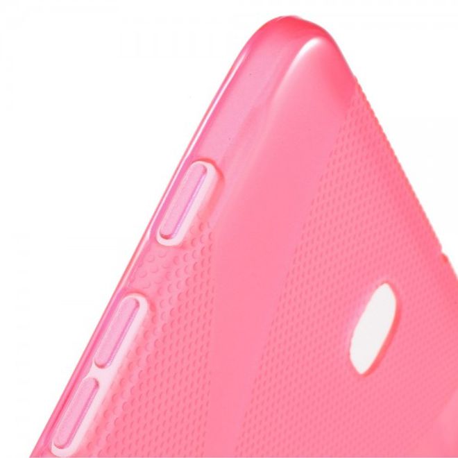Samsung Galaxy Tab S2 8.0 Elastisches Plastik Case X-Shape - rosa