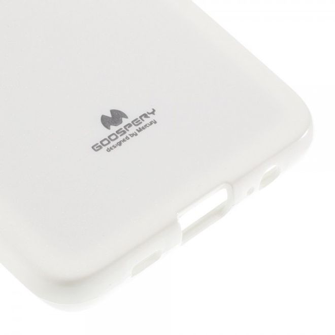 Goospery - Galaxy S6 Edge Plus Handy Hülle - TPU Soft Case - Pearl Jelly Series - weiss