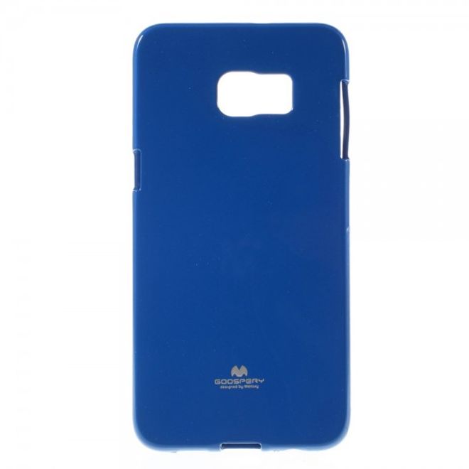 Goospery - Galaxy S6 Edge Plus Handy Hülle - TPU Soft Case - Pearl Jelly Series - blau