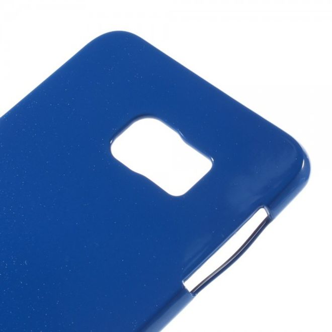 Goospery - Galaxy S6 Edge Plus Handy Hülle - TPU Soft Case - Pearl Jelly Series - blau