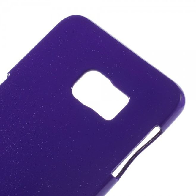 Goospery - Galaxy S6 Edge Plus Handy Hülle - TPU Soft Case - Pearl Jelly Series - purpur