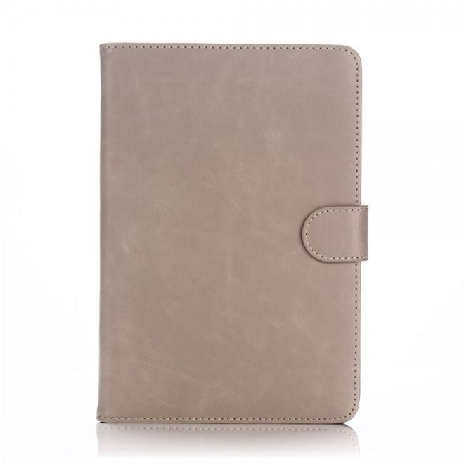 Samsung Galaxy Tab S2 8.0 Crazy Horse Leder Smart Case im Retro Look - grau