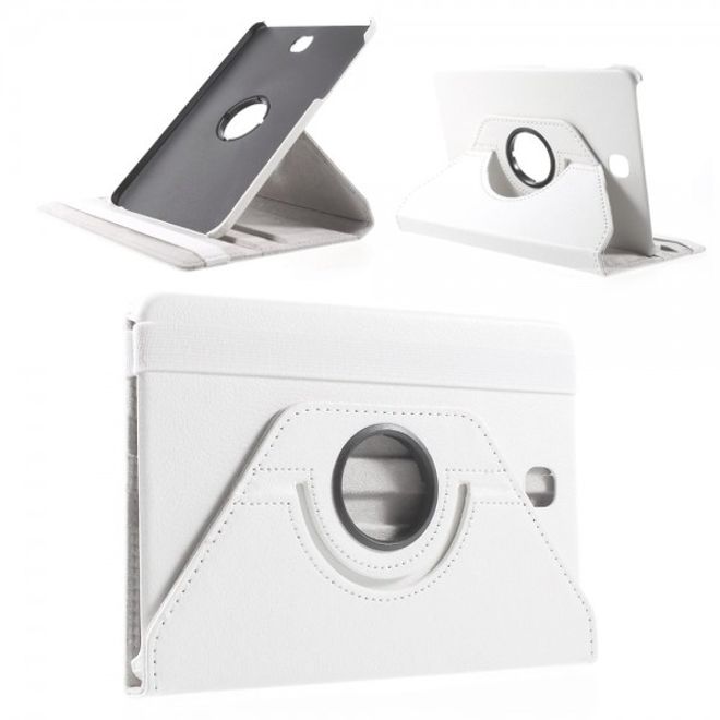 Samsung Galaxy Tab S2 8.0 Stabiles, 360° rotierbares Leder Flip Case - weiss