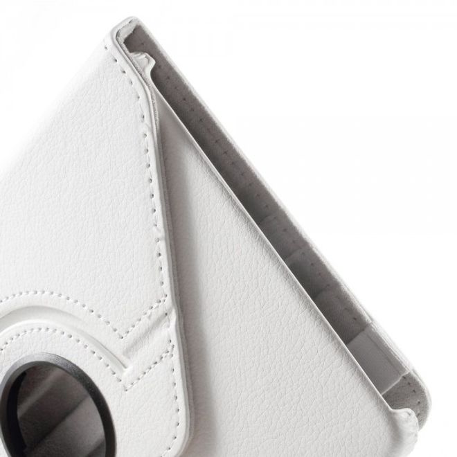 Samsung Galaxy Tab S2 8.0 Stabiles, 360° rotierbares Leder Flip Case - weiss