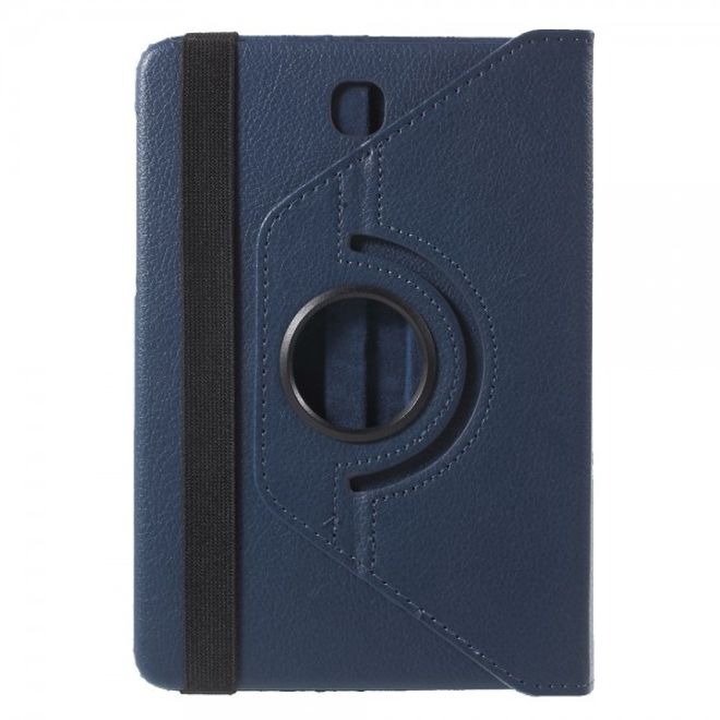 Samsung Galaxy Tab S2 8.0 Stabiles, 360° rotierbares Leder Flip Case - dunkelblau