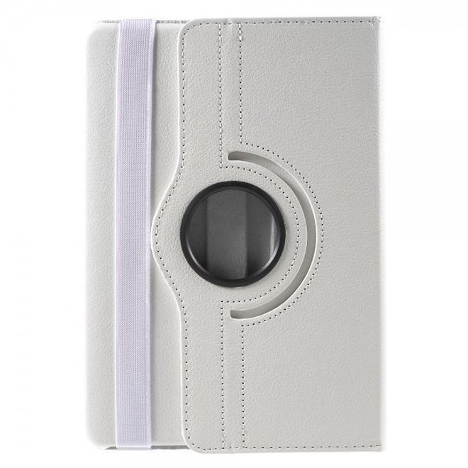 Samsung Galaxy Tab S2 9.7 Schlichtes, 360° rotierbares Leder Flip Case - weiss