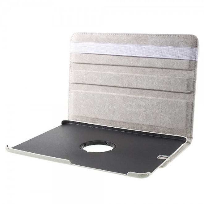 Samsung Galaxy Tab S2 9.7 Schlichtes, 360° rotierbares Leder Flip Case - weiss