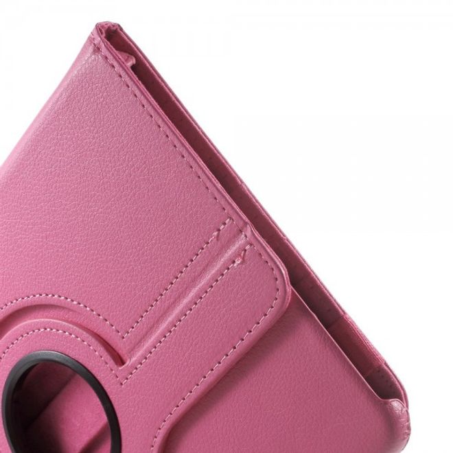 Samsung Galaxy Tab S2 9.7 Schlichtes, 360° rotierbares Leder Flip Case - rosa