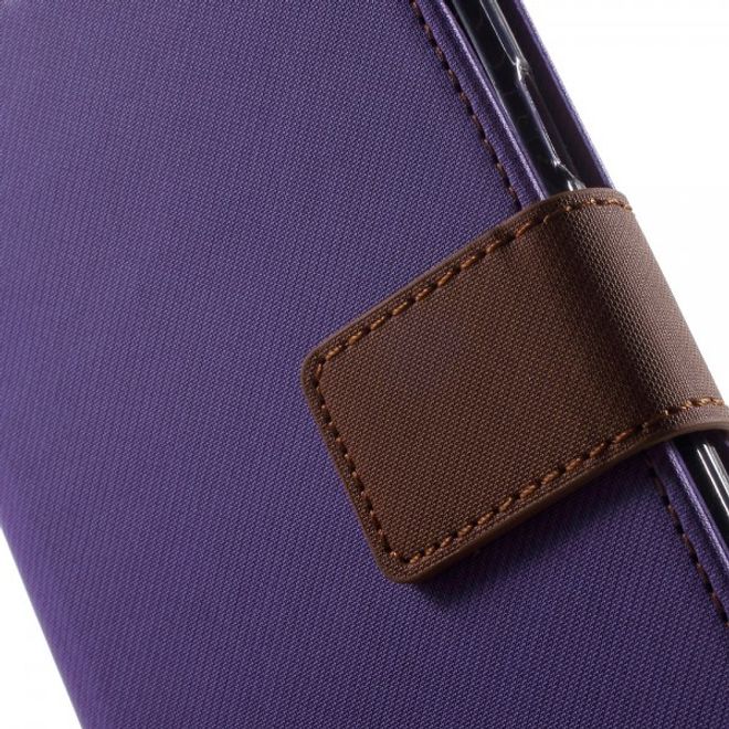 Galaxy S6 Edge Plus Roar Korea Trendiges Leder Case mit Standfunktion - purpur