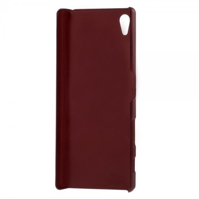 Sony Xperia Z5 Gummiertes Hart Plastik Case - rot