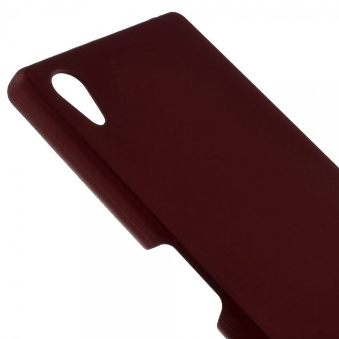 Sony Xperia Z5 Gummiertes Hart Plastik Case - rot