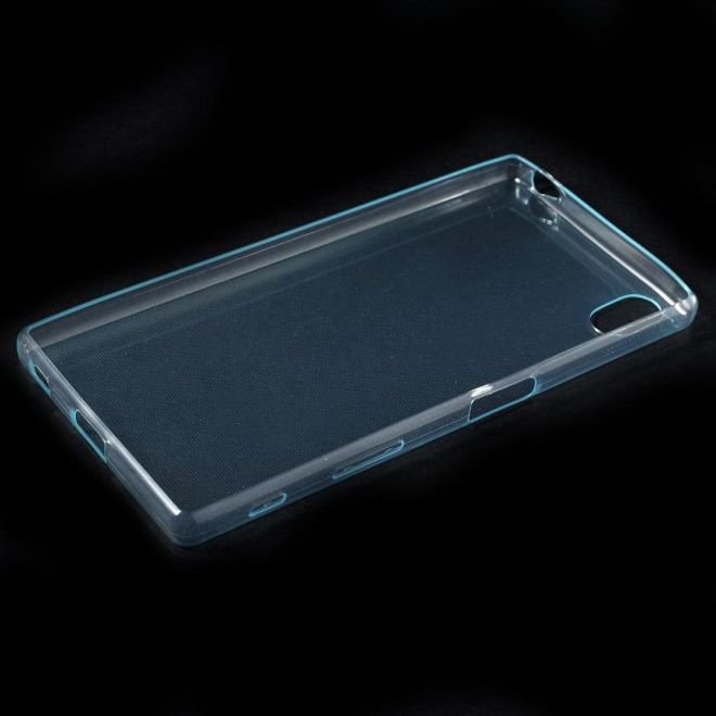Sony Xperia Z5 Dünnes, beständiges und elastisches Plastik Case - hellblau