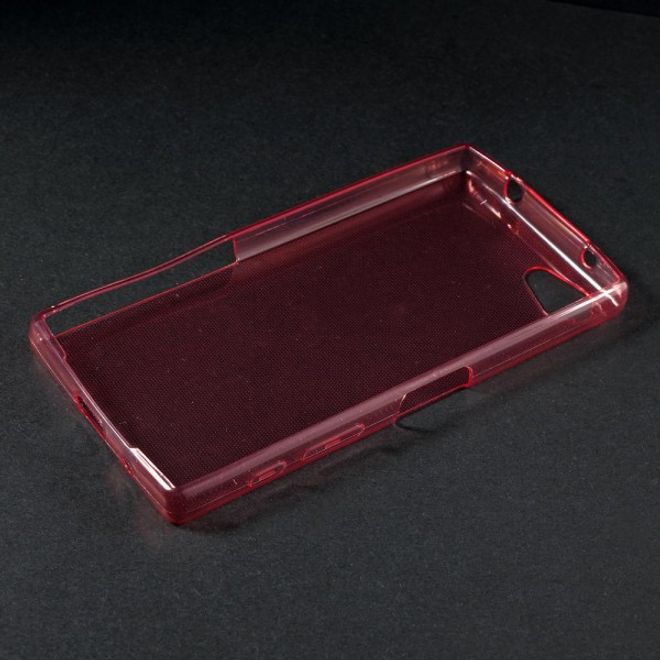 Sony Xperia Z5 Compact Dünnes, elastisches Plastik Case - rot