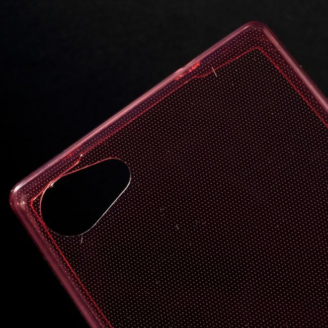 Sony Xperia Z5 Compact Dünnes, elastisches Plastik Case - rot