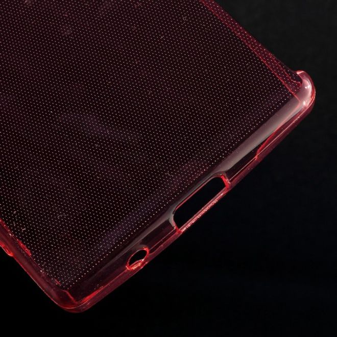 Sony Xperia Z5 Compact Dünnes, elastisches Plastik Case - rot