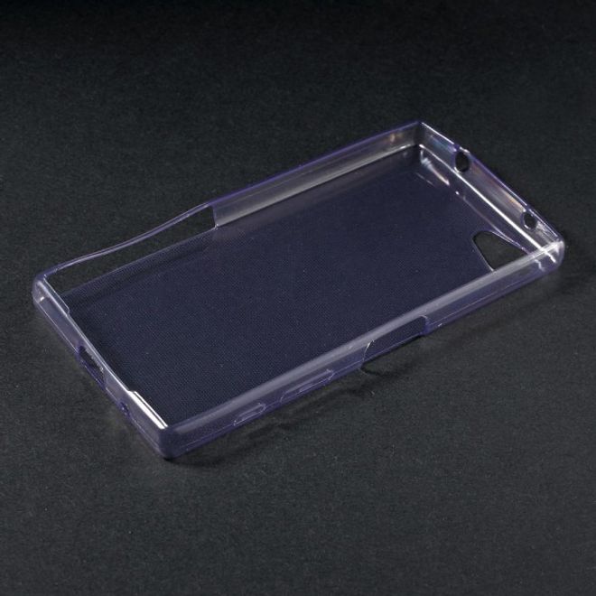 Sony Xperia Z5 Compact Dünnes, elastisches Plastik Case - purpur