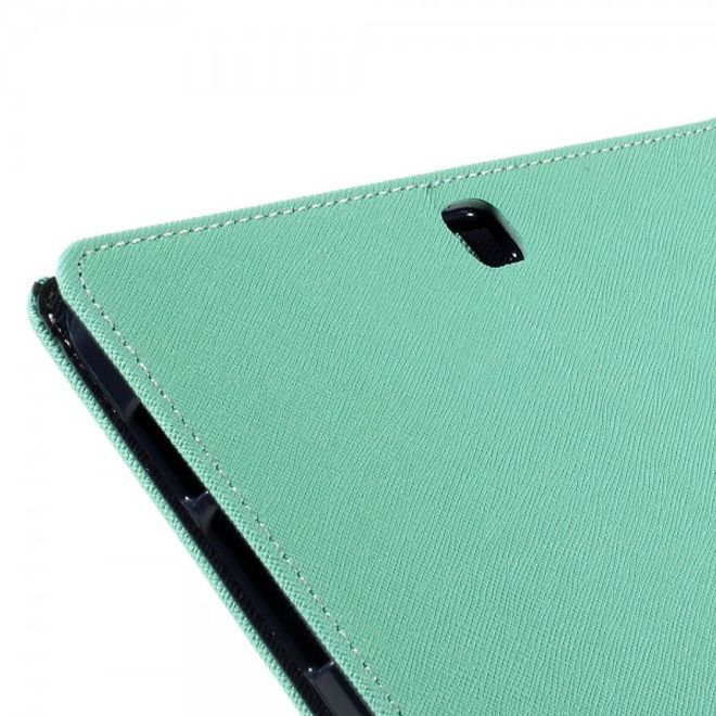 Goospery - Samsung Galaxy Tab S2 9.7 Hülle - Tablet Bookcover - Fancy Diary Series - mint/navy