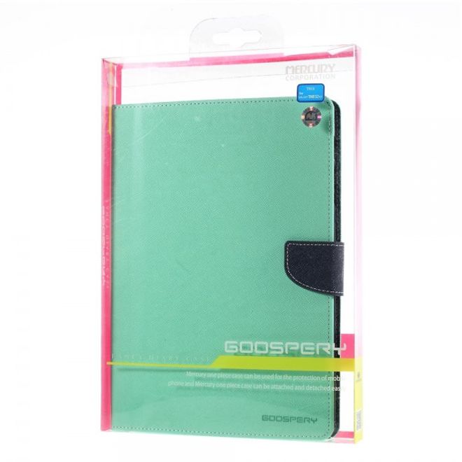 Goospery - Samsung Galaxy Tab S2 9.7 Hülle - Tablet Bookcover - Fancy Diary Series - mint/navy