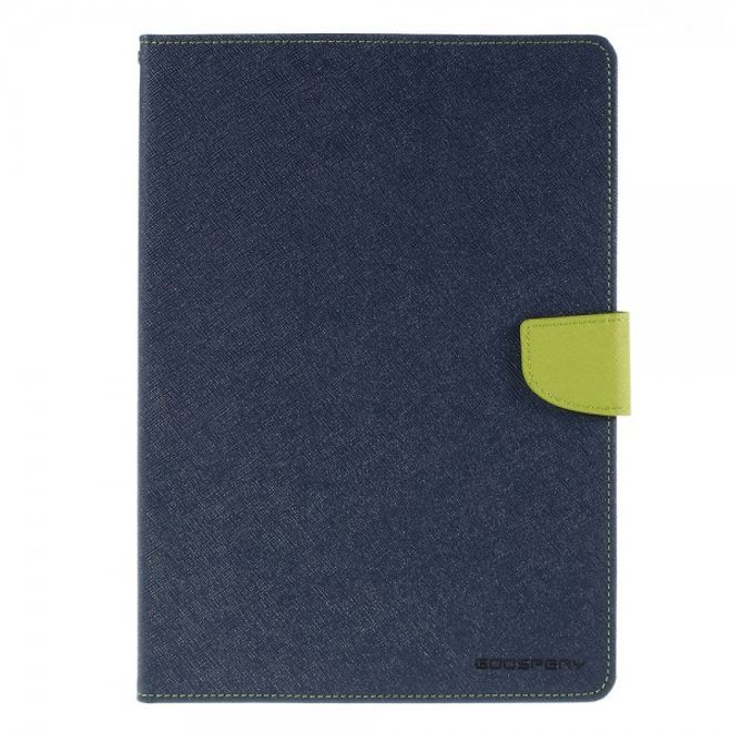 Goospery - Samsung Galaxy Tab S2 9.7 Hülle - Tablet Bookcover - Fancy Diary Series - navy/lime